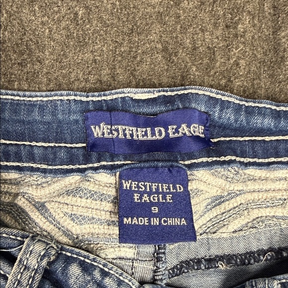 Westfield Eagle Stylish Light Blue Flare Jeans - Picture 11 of 14